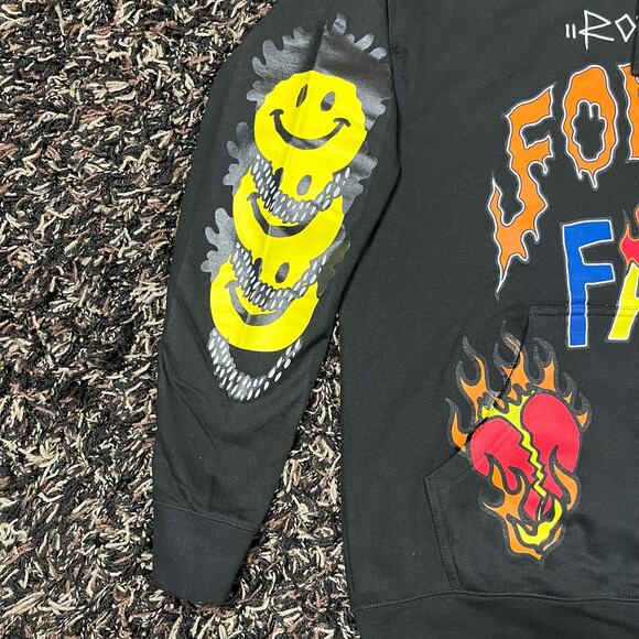 Rod Wave Soul Fly For the Fans Black pullover Hoodie Mens Sz L New - Picture 3 of 7